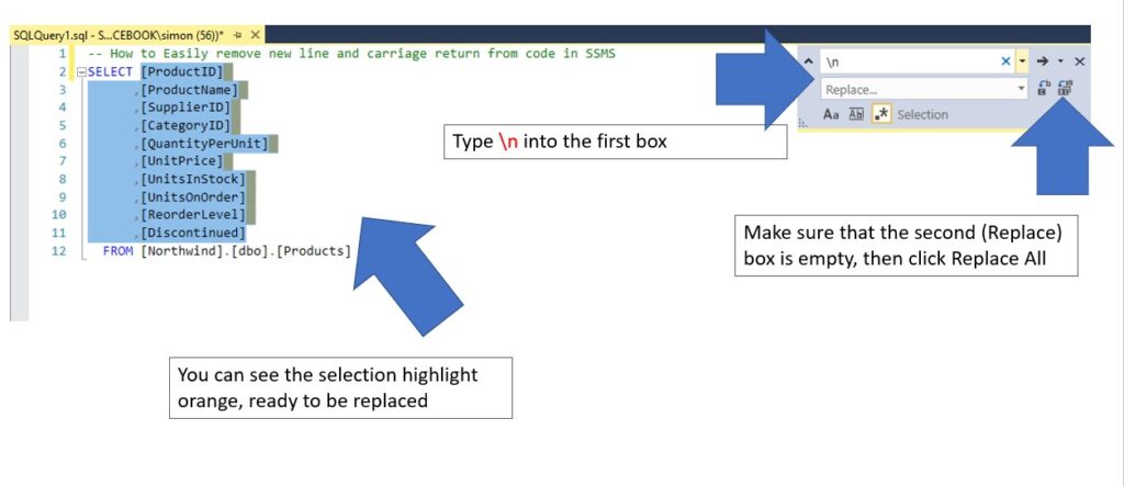 remove-carriage-returns-in-ssms-select-distinct